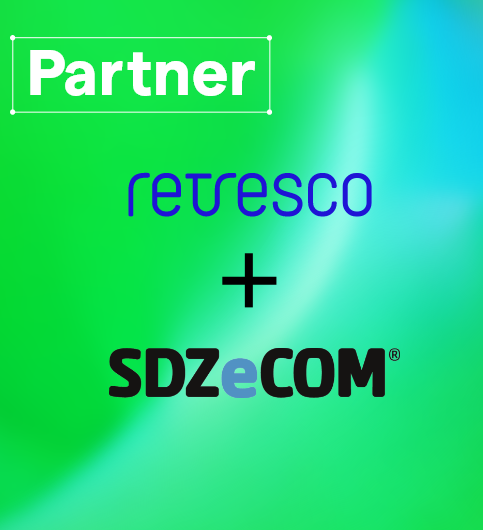 Briefmarke strategische Partnerschaft Retresco SDZeCOM