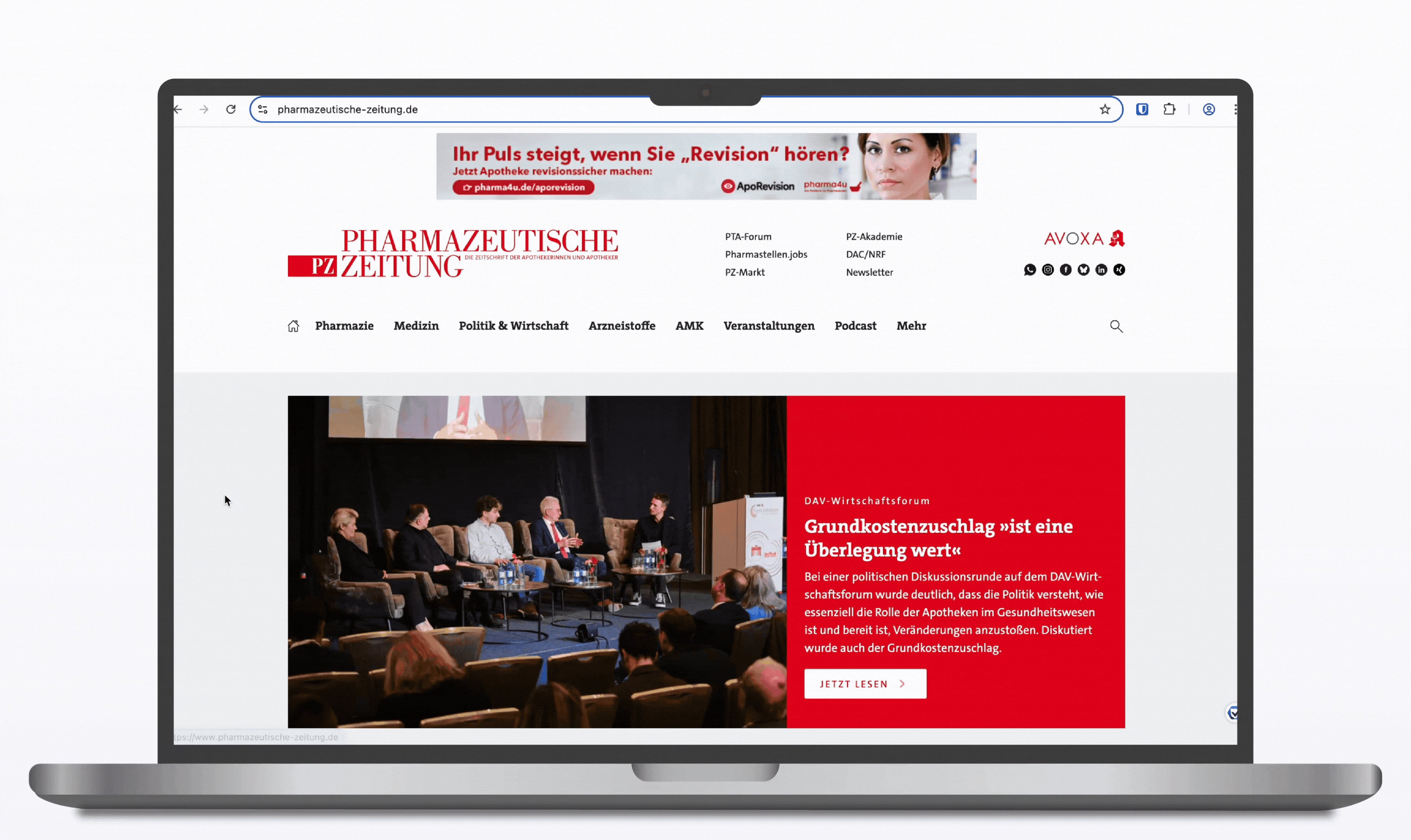 Pharmazeutische Zeitung – Ask the AI