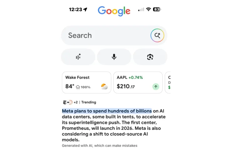 AI Summaries Google Discover