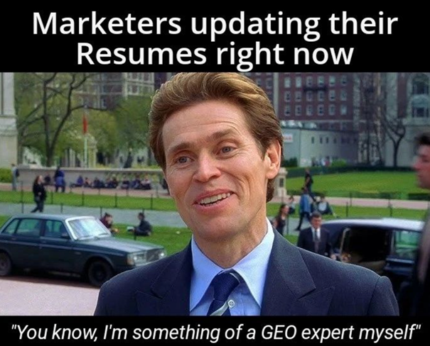 GEO, AIO, LLMO meme