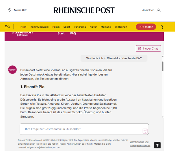 Rheinische Post Chatbot