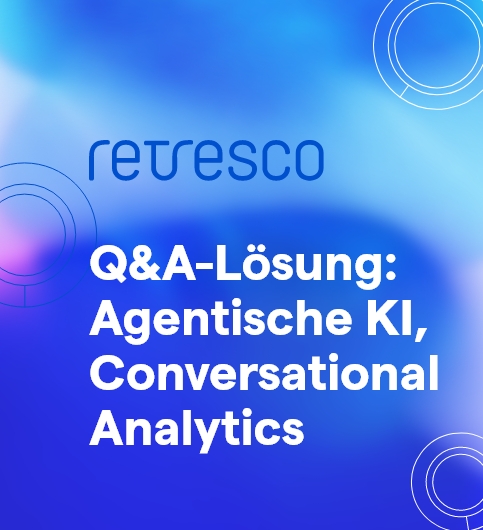 Retresco WebsiteBriefmarke PresseQ&A Lösung agentischen Möglichkeiten