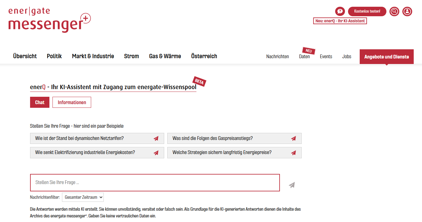 Starterfragen Use Case Energate