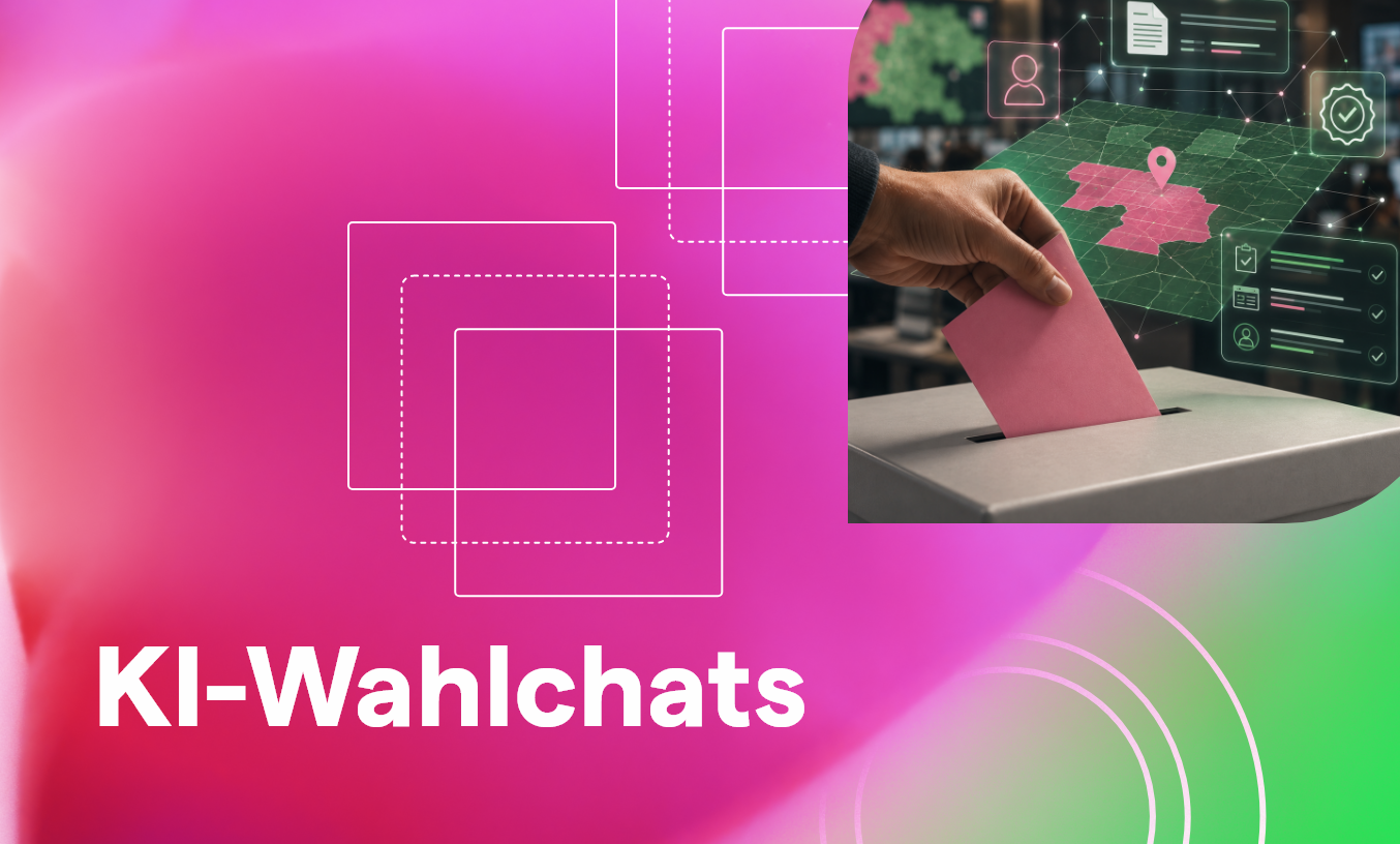 Blogbeitrag KI-Wahlchats Wie Medienhäuser Grafik