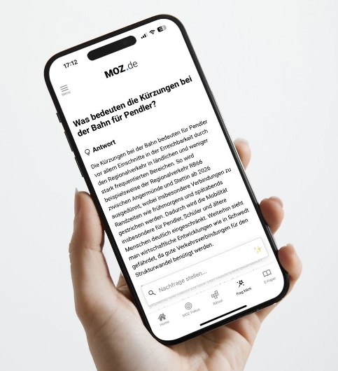 WebsiteBriefmarke Neue Pressegesellschaft KI gestützten Artikel Chat Frag Mich