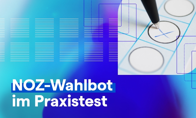 Buehne Blogbeitrag NOZ-Wahlbot im Praxistest: Was ein quellenbasierter Wahlassistent für Kommunalwahlen leisten kann
