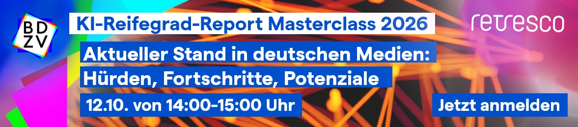 KI Reifegrad Report Masterclass 2026 Anmeldung