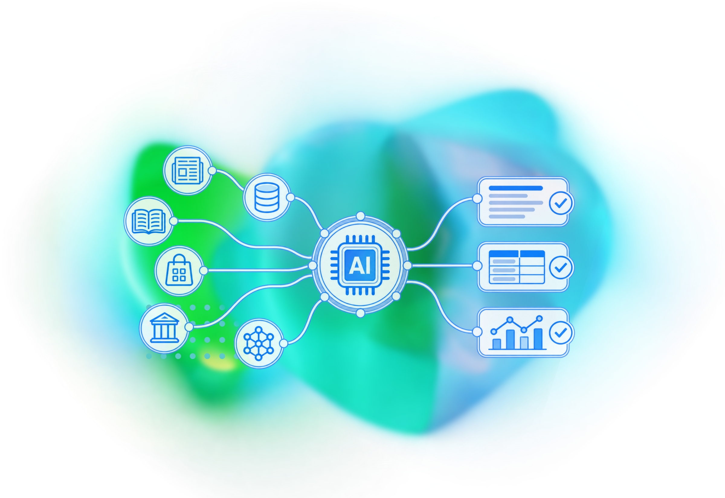 Agentische KI Interaktive Informationsangebote RAG KeyVisual: KI-Chatbots und Informationsangebote: Aus Daten und Inhalten werden passgenaue Dialoge